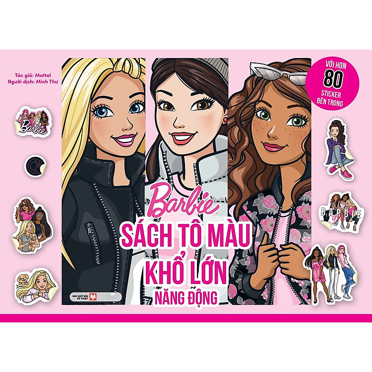 Tô Màu Barbie Khổ Lớn