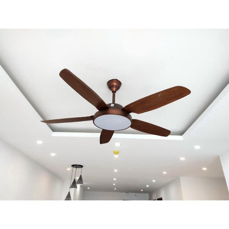 Quạt Trần Hiện Đại DC Lõi Đồng LED 3 Màu - Ảnh 5