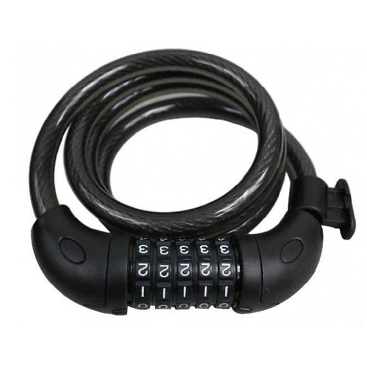 Khóa Xe Đạp, Xe Máy 5 Số, Siêu Bền, Khó Cắt - Giao Màu Ngẫu Nhiên