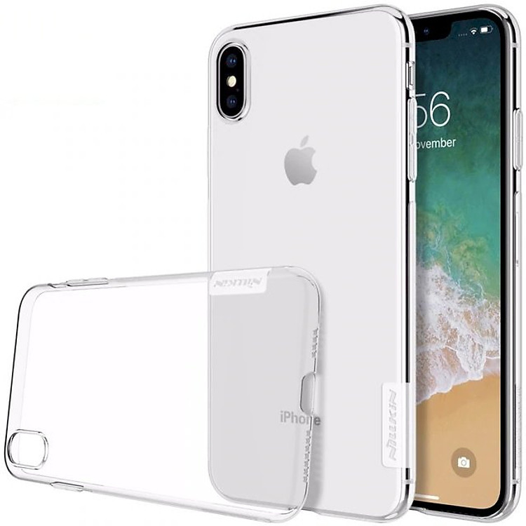 Ốp lưng dẻo cho iPhone XS Max hiệu Nillkin (trong suốt) - Hàng nhập khẩu