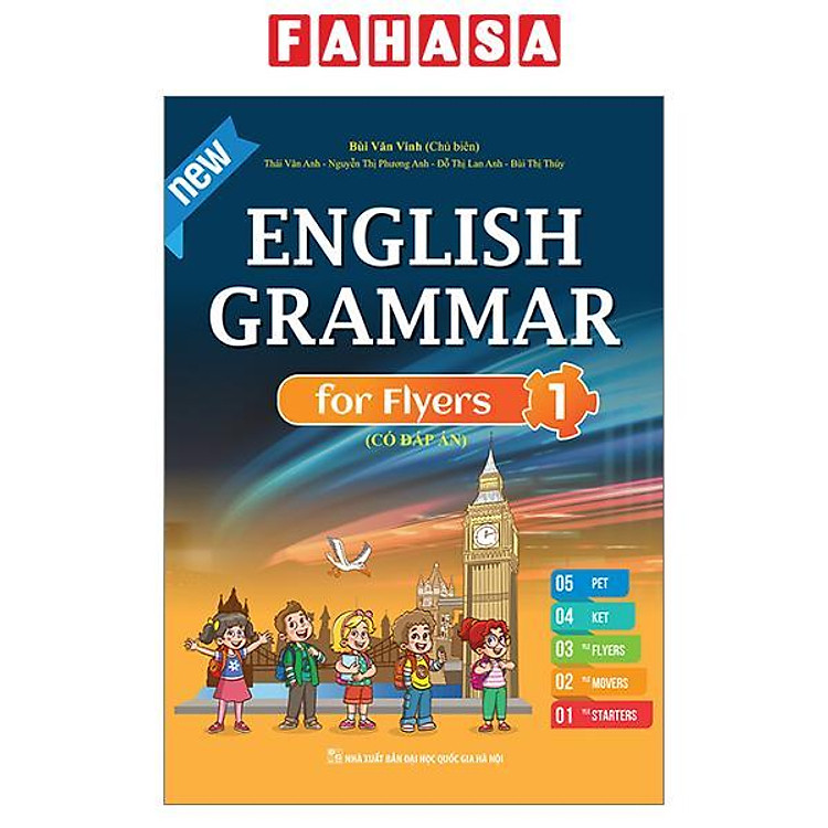 Sách - Sách English Grammar For Flyers 1,2- Có Đáp Án (Bộ/Lẻ 2 Cuốn)
