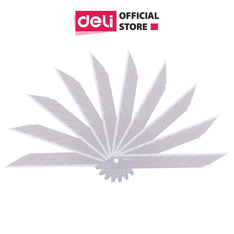 Lưỡi Dao Rọc Giấy Deli (10 chiếc)