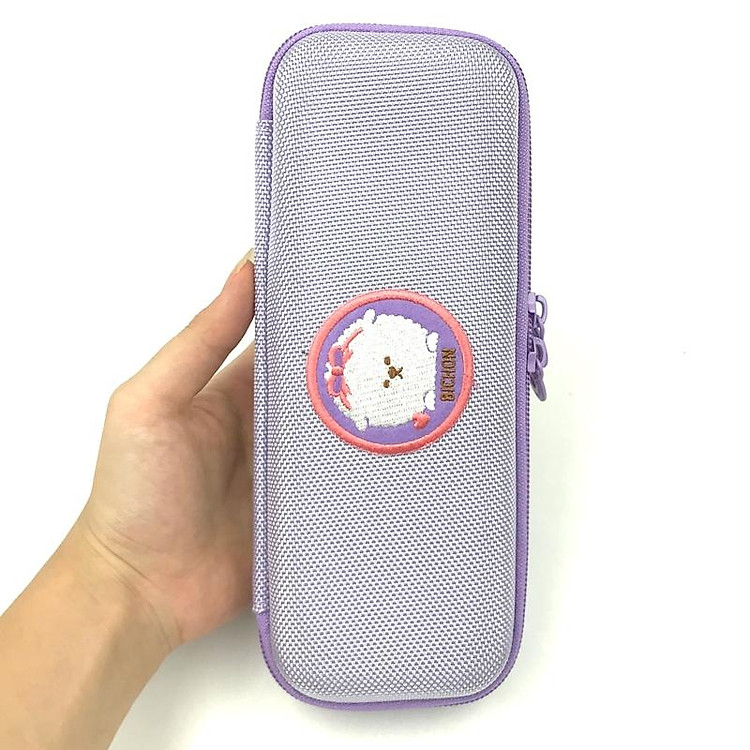 Bóp Viết Bichon Emblem 83008 - Màu Tím - Ảnh 3
