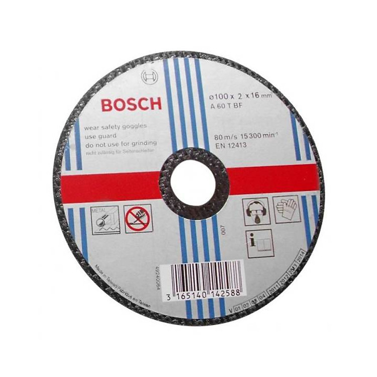 Đá cắt sắt Bosch 2608600267 100 x 2 x 16mm (Đen)