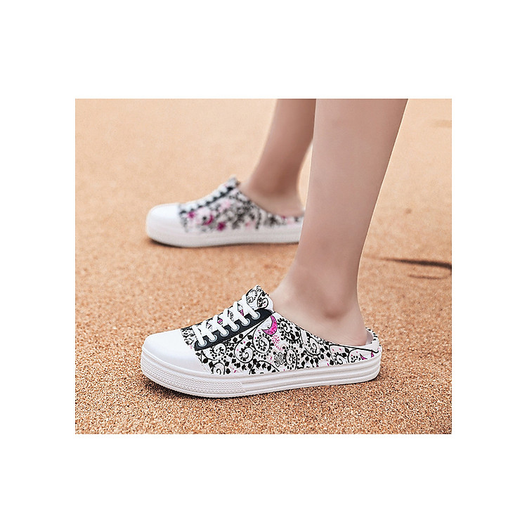 Giày nhựa kiểu dáng thể thao khoét gót cho nữ - SB91