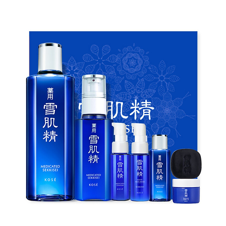 Set Sản Phẩm Chăm Sóc Da Kose SEKKISEI Nhật Bản