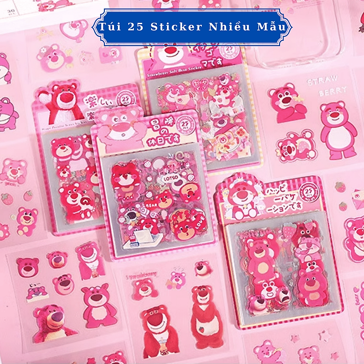 Túi Sticker Sanrio (25 tờ) - Ảnh 6