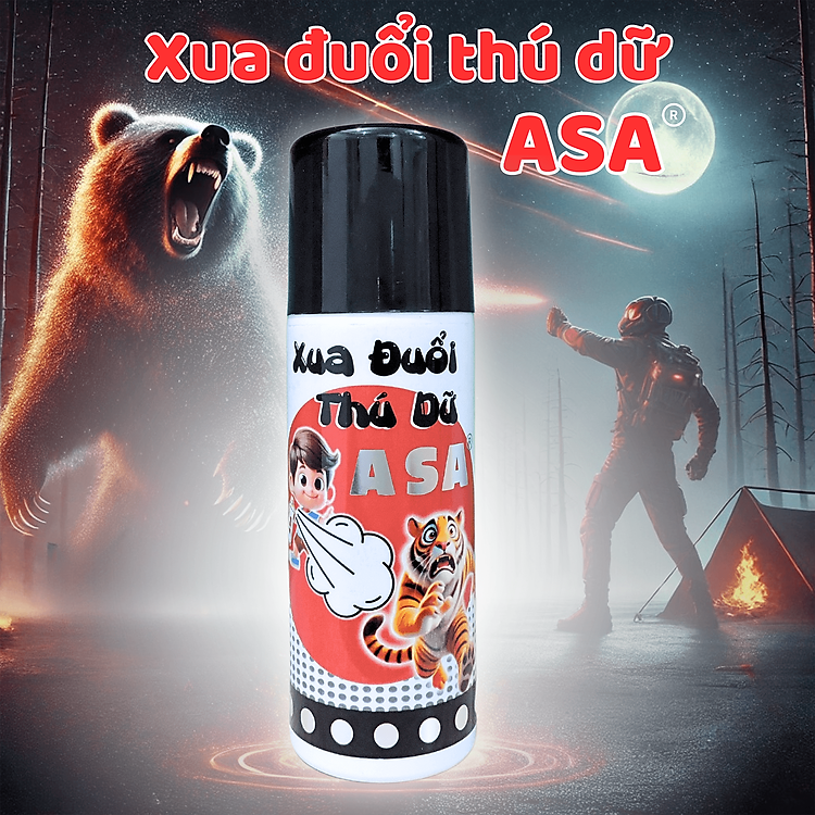 Xua Đuổi Thú Dữ ASA - Tự vệ khẩn cấp trong tình huống nguy hiểm bị thú dữ tấn công