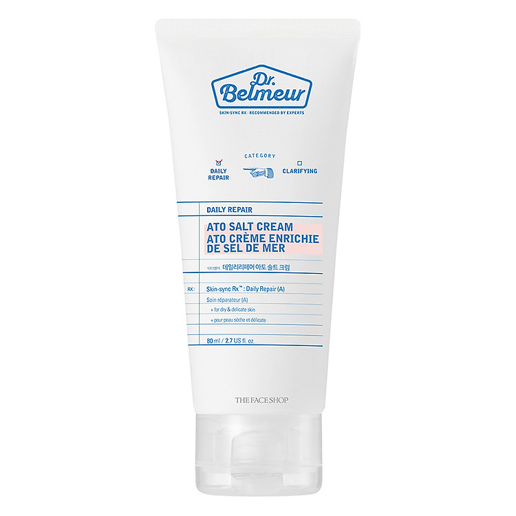 Kem Dưỡng Da The Face Shop Dr.Belmeur Daily Repair Ato Salt Cream 34420006 (80ml)