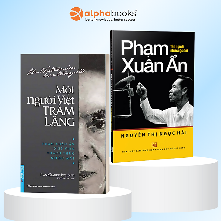 Combo Phạm Xuân Ẩn - Tên Người Như Cuộc Đời (NXB Tổng Hợp TP.Hồ Chí Minh) + Một Người Việt Trầm Lặng (First News)
