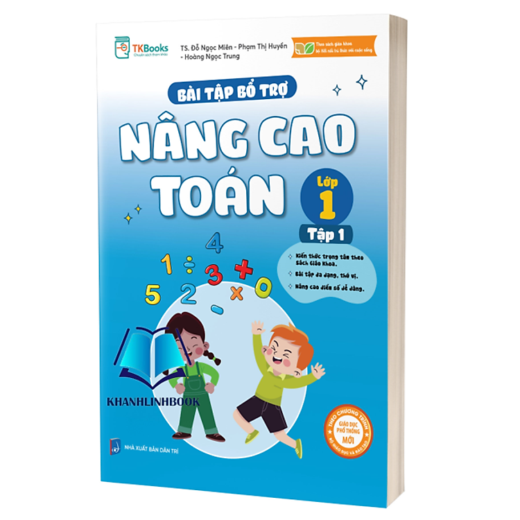 Combo Bài Tập Bổ Trợ Nâng Cao Toán Lớp 1 – Tập 1 + 2 - Ảnh 2