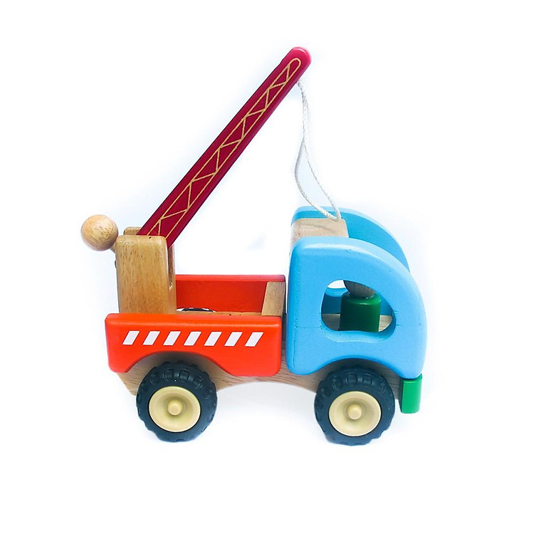 Đồ chơi gỗ Xe cần cẩu Winwintoys Chính hãng Giá rẻ - Hình ảnh 4