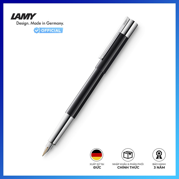 Bút Máy LAMY Scala Piano Black – Ngòi M