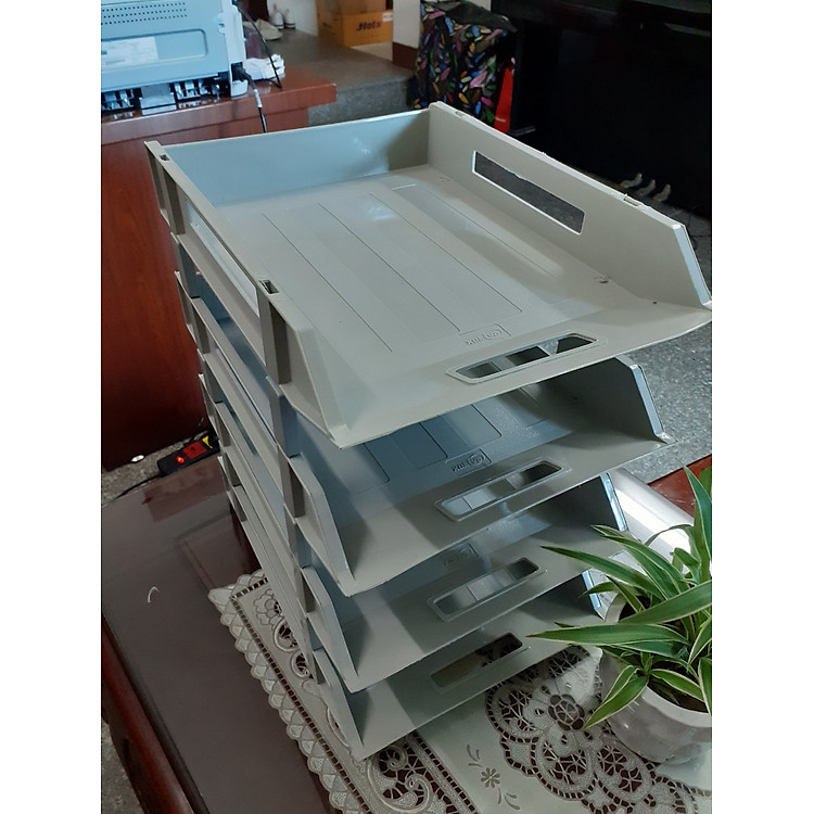 Kệ Ráp Hồ Sơ 4 Tầng Màu Xám Xukiva 190-4 - Ảnh 3