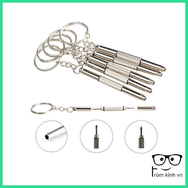 Dụng cụ vặn ốc vít mini sửa chữa mắt kính tiện dụng