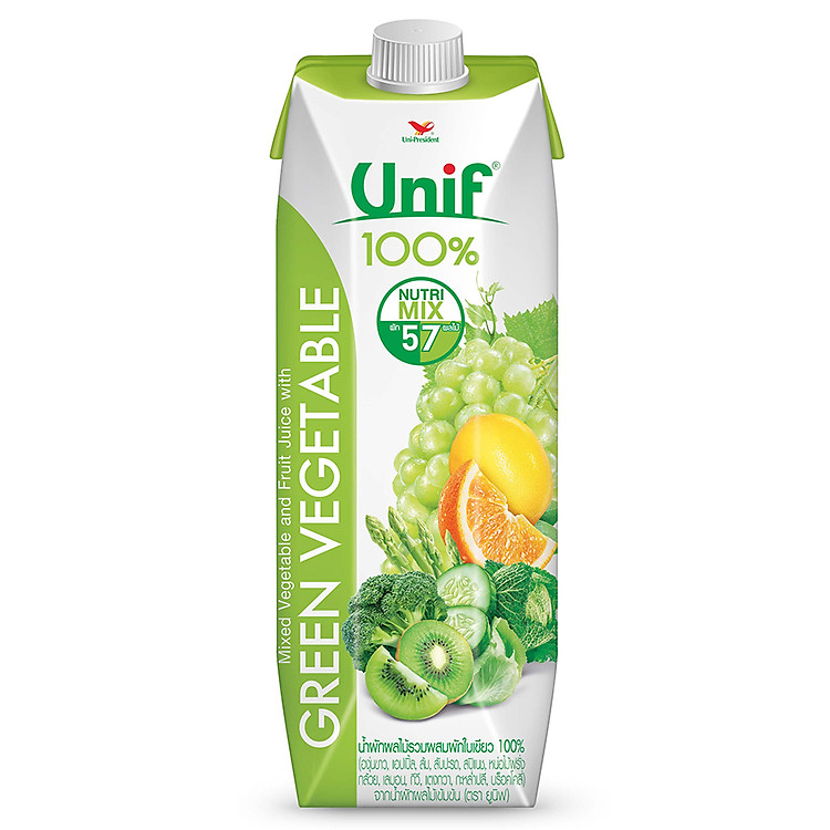 Nước Rau Xanh Và Trái Cây Tổng Hợp Unif (1L)
