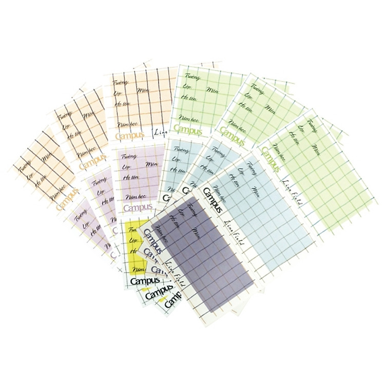 Nhãn Vở Campus NT-LFI18 Line Field - Ảnh 4
