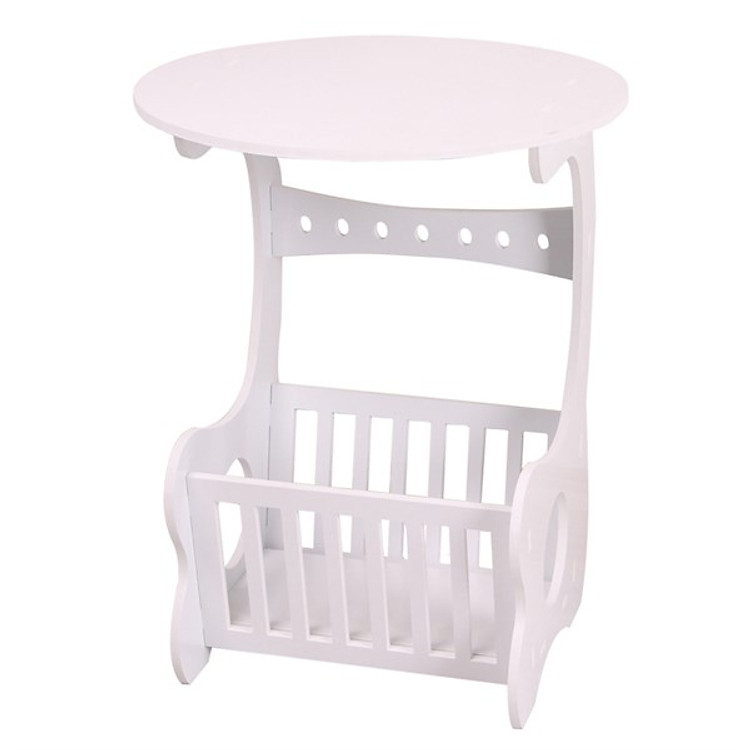 Bàn tròn có kệ để sách độc đáo GS00113