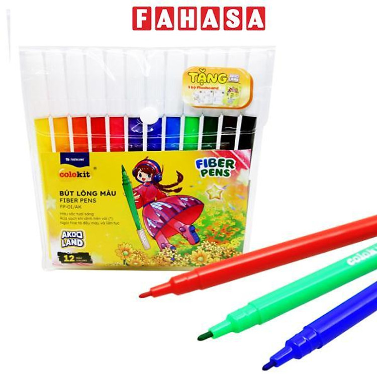 Bút Lông Màu Colokit FP-01/AK (12 chiếc)