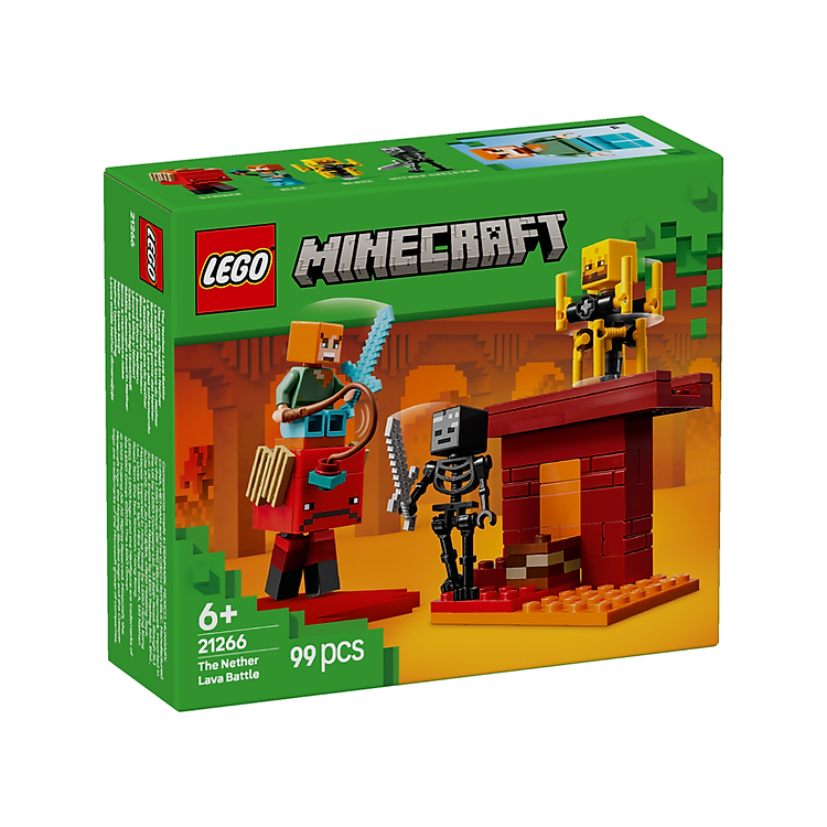 LEGO MINECRAFT 21266 Trận Chiến Địa Ngục Chính hãng Giá tốt - Hình ảnh 2