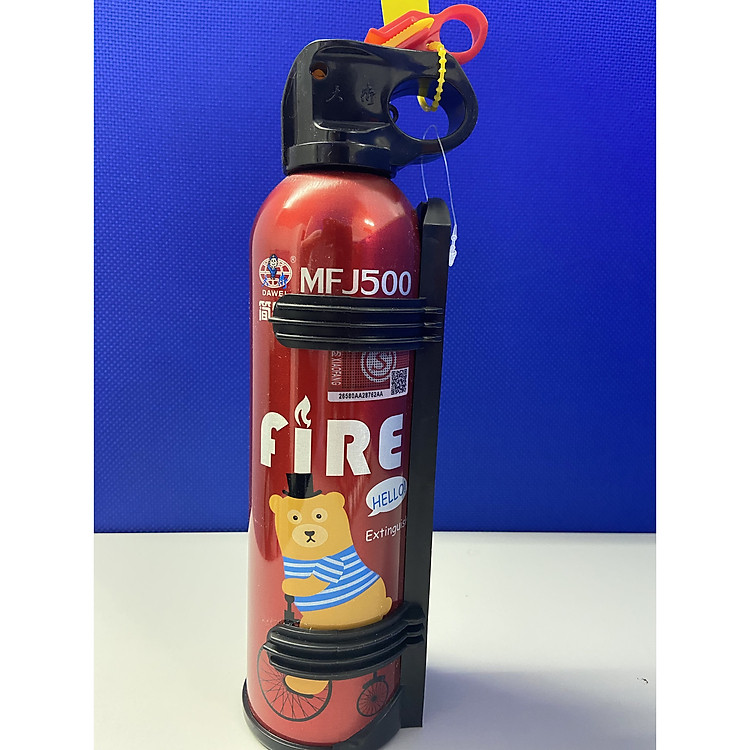 Bình chữa cháy mini hình gấu trên ô tô