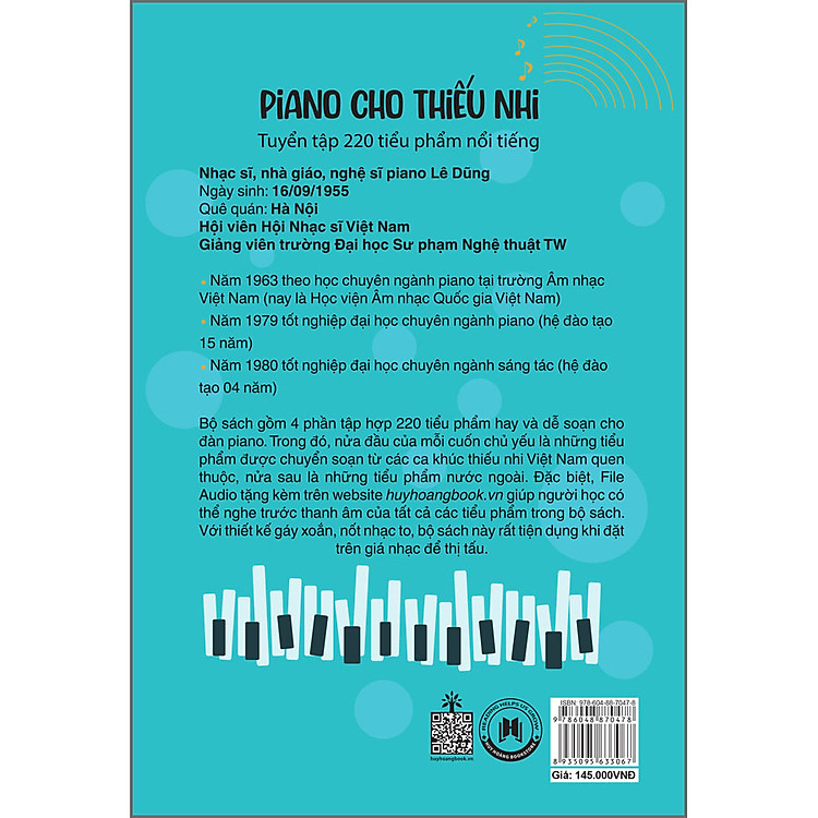 Piano cho thiếu nhi - Tuyển tập 220 tiểu phẩm nổi tiếng (Phần 1) - Ảnh 2