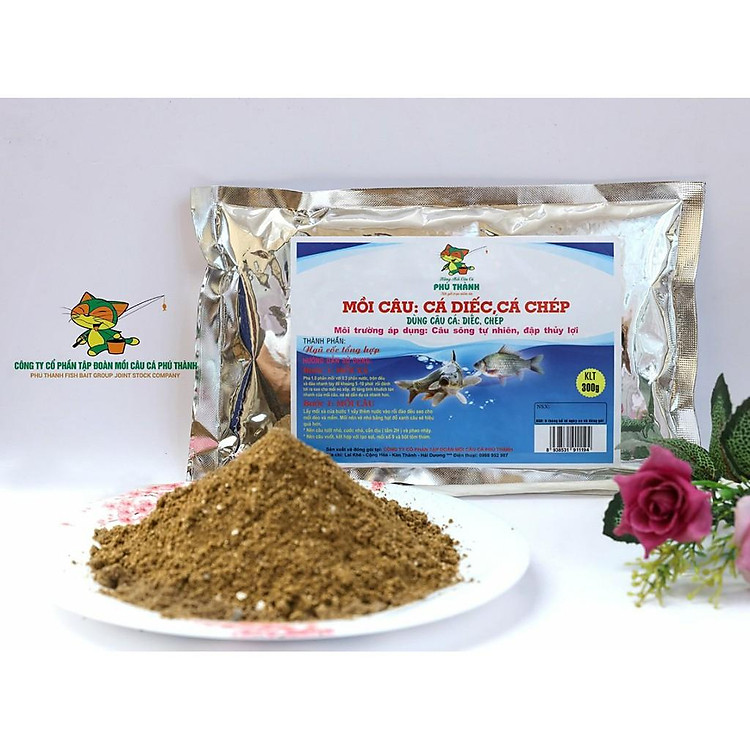 Mồi câu cá diếc, cá chép Phú Thành