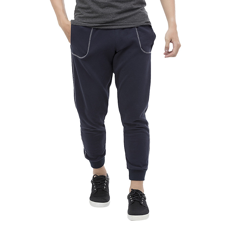 Quần Jogger Nam Rút Dây Phúc An - Xanh Đen