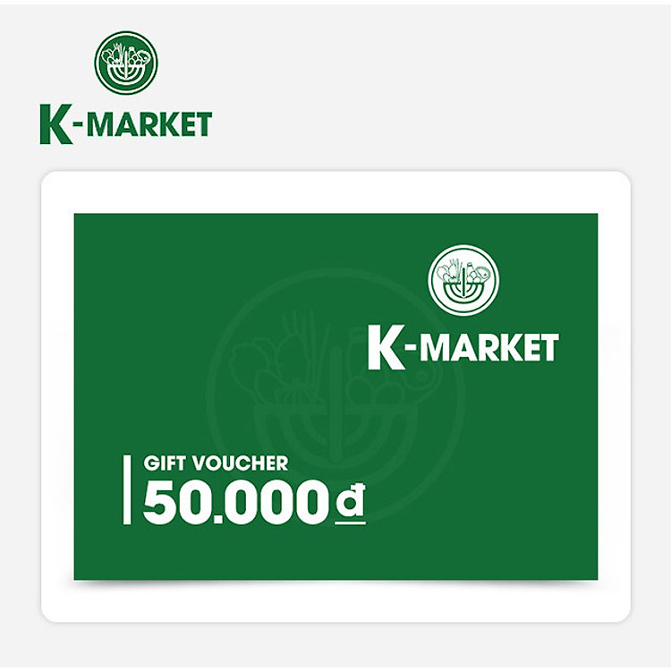 K-Market - Phiếu Quà Tặng 50k