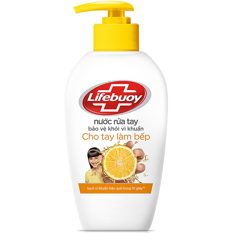 Nước Rửa Tay Diệt Khuẩn Lifebuoy Cho Tay Làm Bếp 180g - 21126126