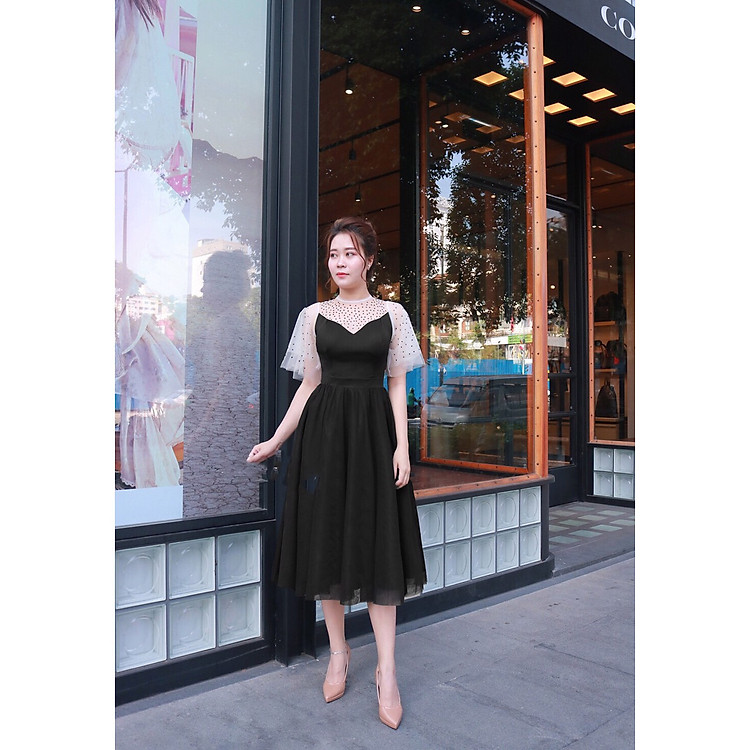 đầm xòe nữ thiết kế thời trang