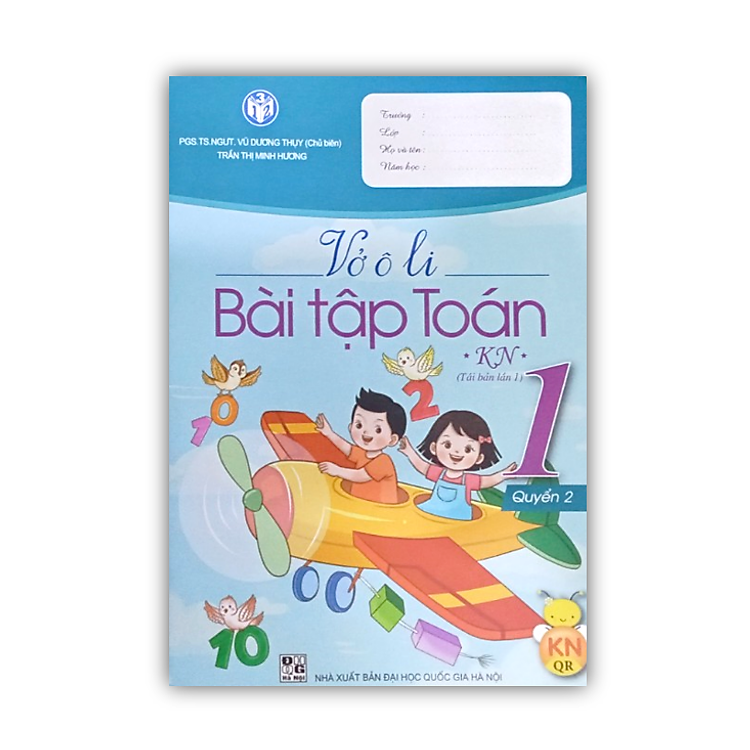 Vở ô li bài tập Toán 1 Quyển 2 (Kết Nối)