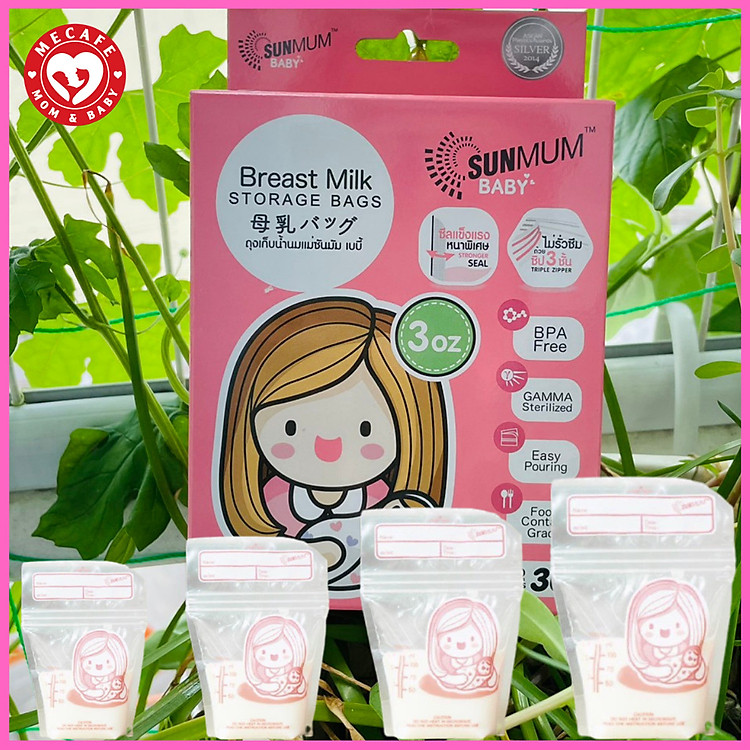 Combo 60 túi trữ sữa Sunmum mini Uy tín Tiết kiệm - Hình ảnh 4