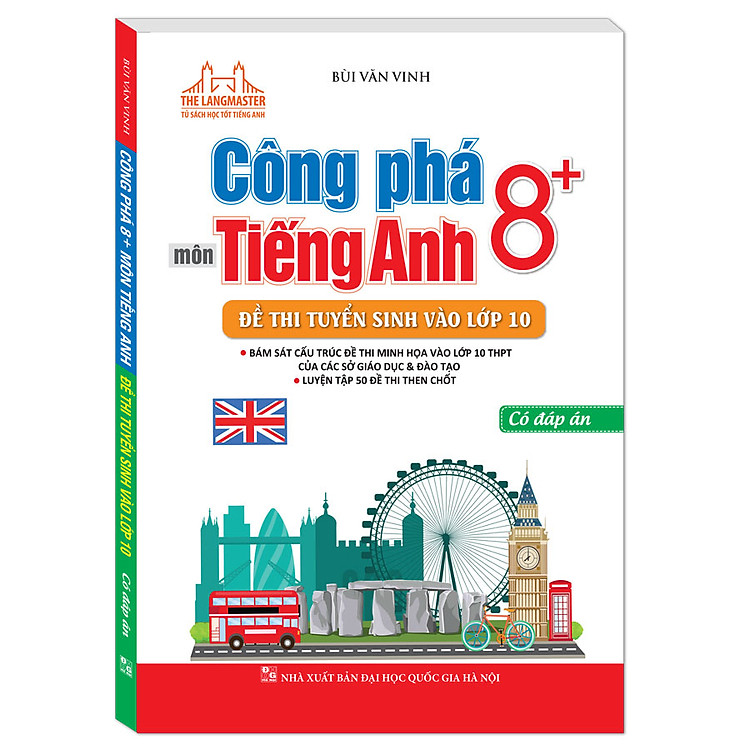 Sách Công Phá 8+ Môn Tiếng Anh