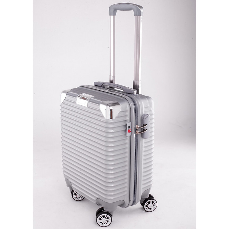 Vali kéo du lịch 841 nhựa ABS chịu lực tốt - Bạc