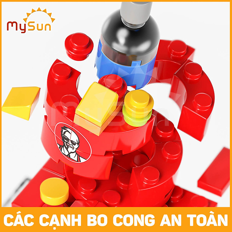 Đồ chơi xếp lắp mô hình thành phố Chính hãng Tiết kiệm - Hình ảnh 5
