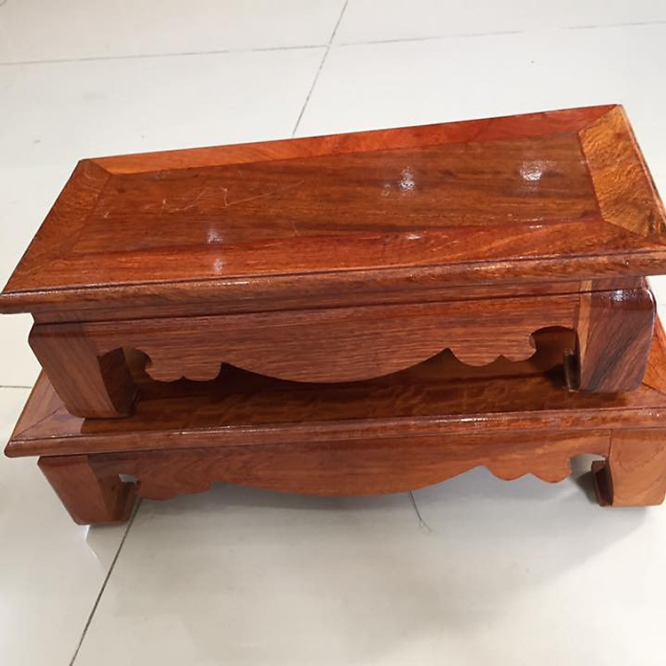 Chân kê đồ thờ, gỗ hương, thích hợp kê vật dụng bàn thờ