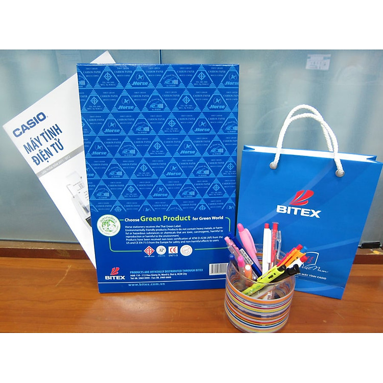 Giấy Than Horse 4400 - Xanh - Ảnh 5