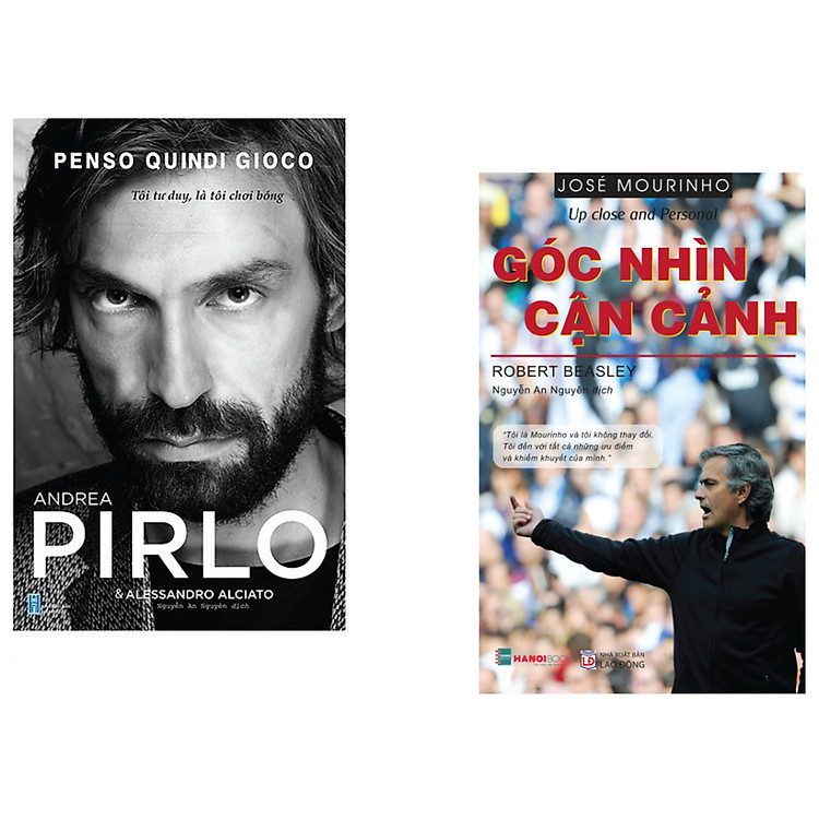 Combo: Jose Mourinho - Góc nhìn cận cảnh, Andrea Pirlo - Tôi tư duy là tôi chơi bóng (tự truyện)