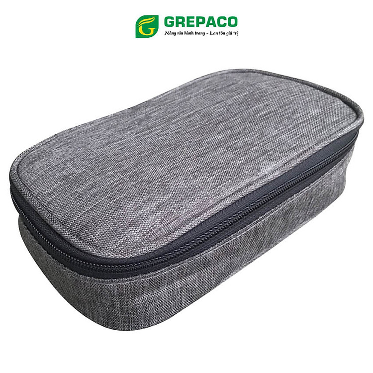 Hộp Đựng Bút Đa Năng Grepaco Bằng Vải Bố Canvas - Ảnh 5