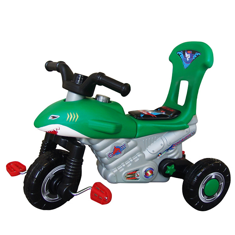 Xe 3 bánh Nhựa Chợ Lớn L7 Con Cá mập (Không nhạc) - M1419A-X3B - Giao màu ngẫu nhiên