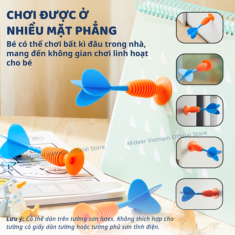 Bộ ném tiêu cao su Mideer Chính hãng Giá tốt - Hình ảnh 5