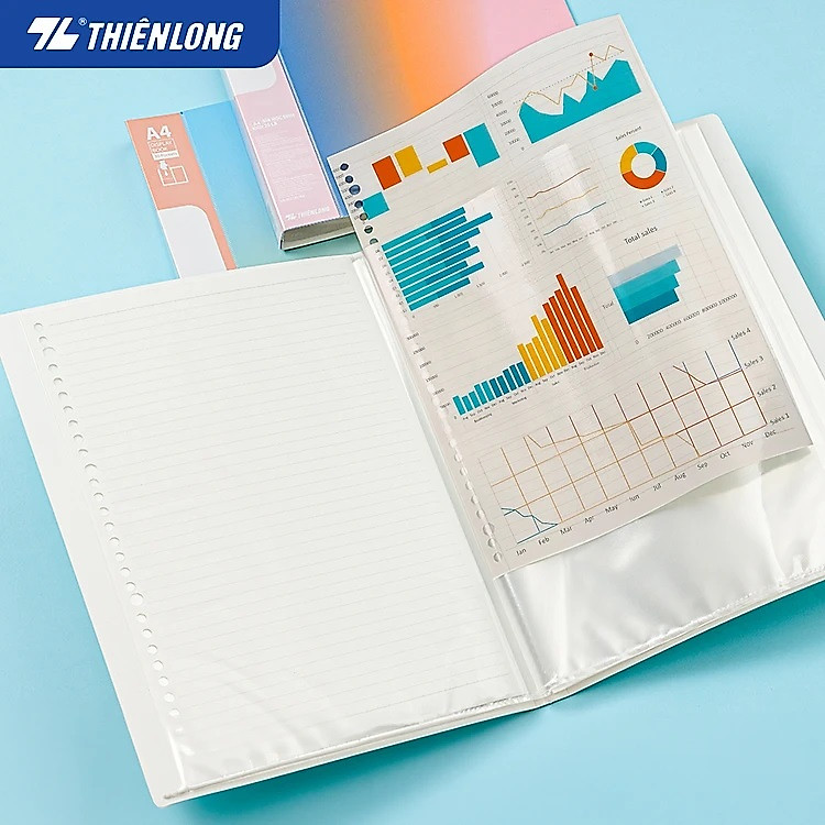 Bìa A4 Thiên Long DB-002 (30 lá) - Ảnh 6