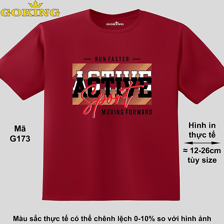 RUN FASTER - ACTIVE SPORT - MOVING FORWARD, mã G173. Áo thun siêu đẹp cho cả gia đình. Form unisex cho nam nữ, trẻ em, bé trai gái. Quà tặng ý nghĩa cho bố mẹ, con cái, bạn bè, doanh nghiệp, hội nhóm. Áo phông hàng hiệu Goking cao cấp in hình chữ 3D.