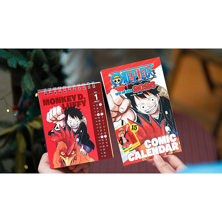 Lịch bàn One Piece Năm 2026 - 2025 chính hãng Kim Đồng (Chang Book)
