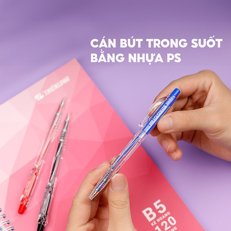 Bộ Bút Bi Thiên Long FO-03 (5 chiếc) - Ảnh 3