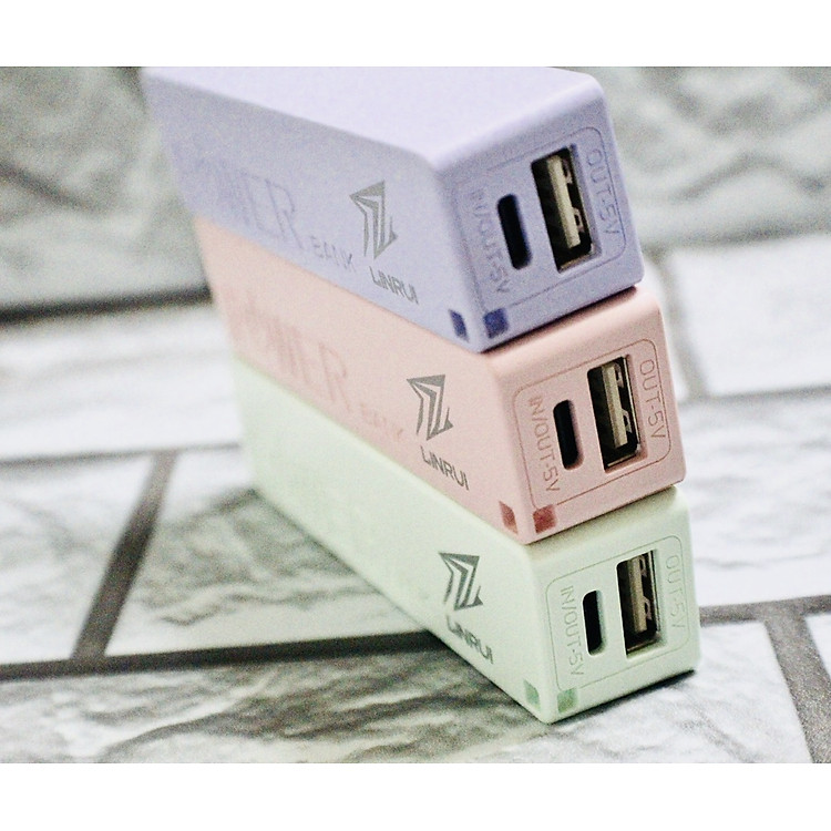 Pin Sạc Dự Phòng LINRUI LR012 Mini 2600mAh , Nhiều Màu Lựa Chọn - Hàng Chính Hãng