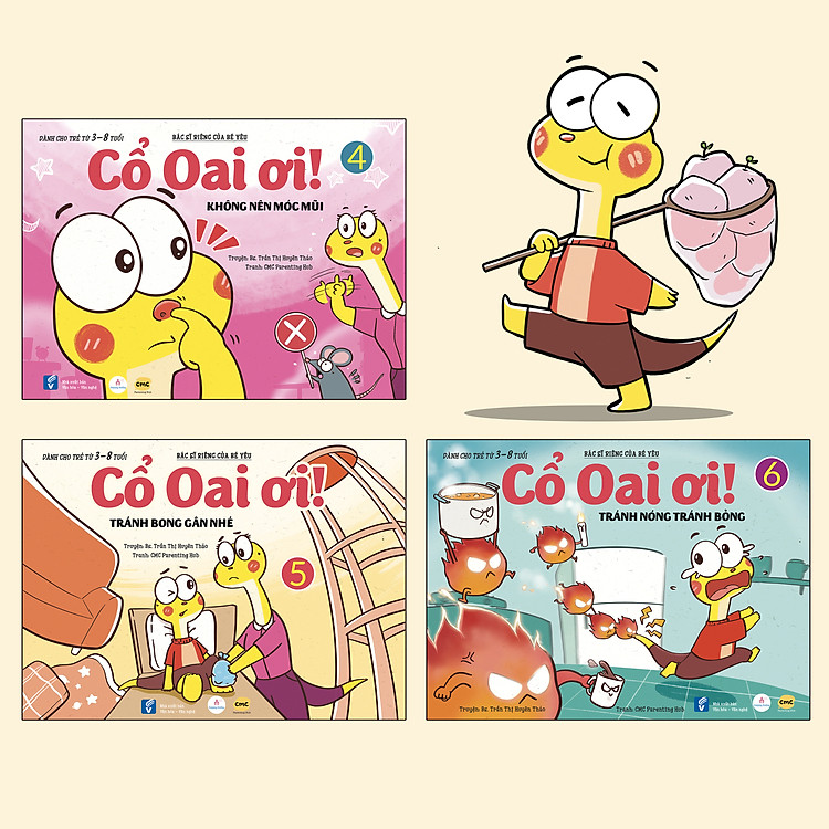 Bộ truyện tranh Cổ Oai ơi! Tập 4-5-6