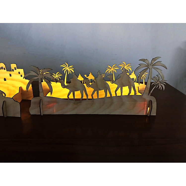 Khung Trang Trí Gỗ Giáng Sinh Noel - Ảnh 3