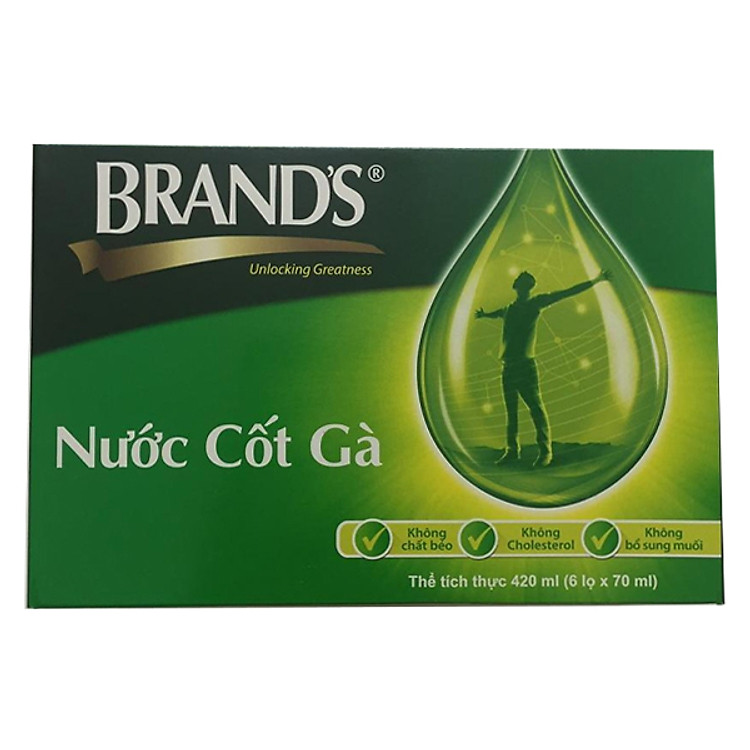 Hộp 6 Hũ Nước Cốt Gà Brand's (70ml/Hũ)